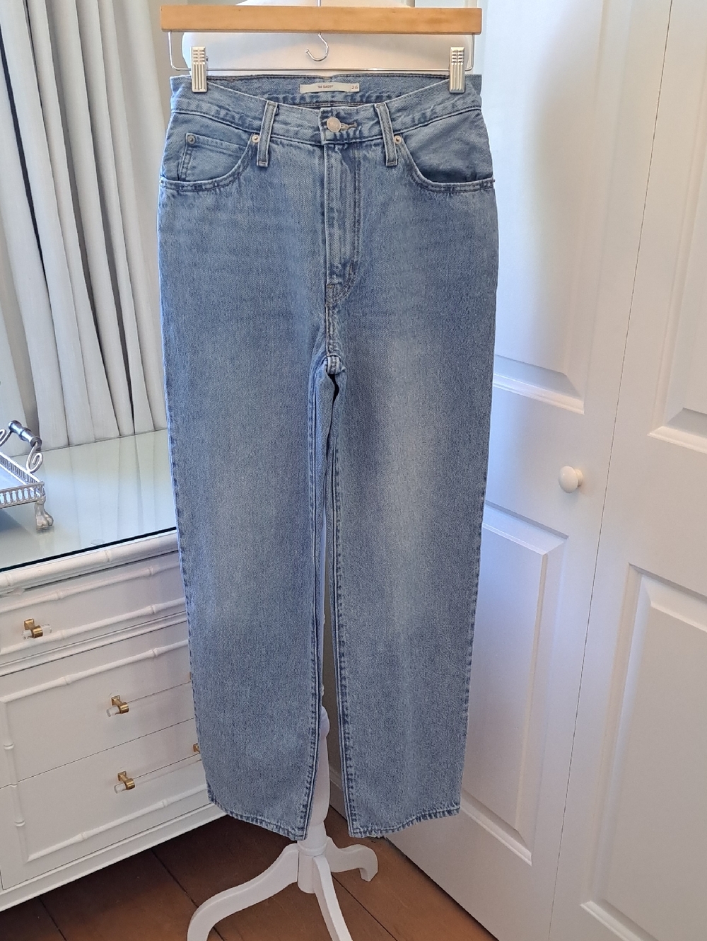 Levi's Womens '94 Baggy 100% Light Wash Cotton Wide Leg Old School Jeans 26